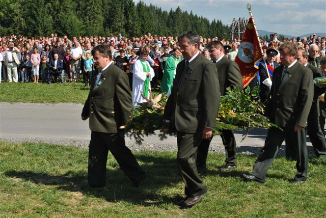 1.výročie posviacky kaplnky a sochy sv.Huberta